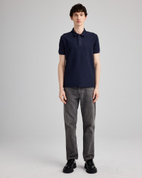 Unisex Chukker structured knit polo  | Organic Reworks