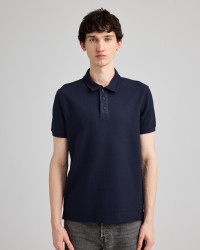 Unisex Chukker structured knit polo  | Organic Reworks