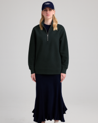 Sudadera media cremallera Deck Unisex  | Organic Reworks