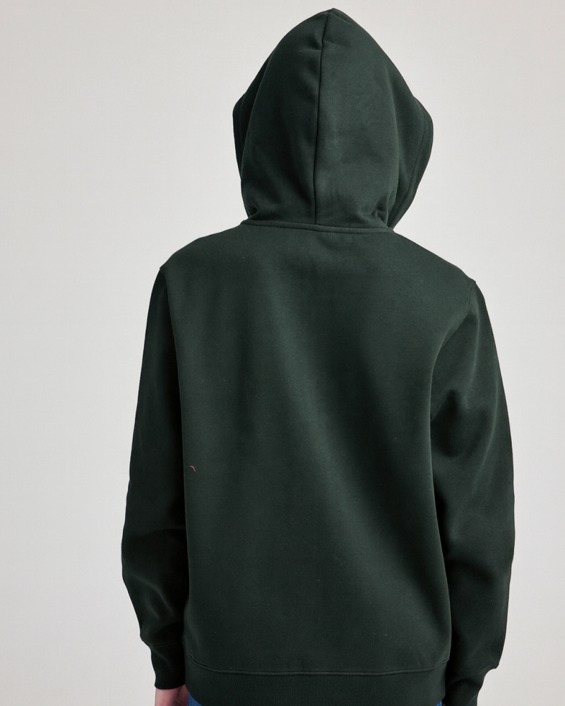 Sudadera capucha y cremallera completa Nose  | Organic Reworks
