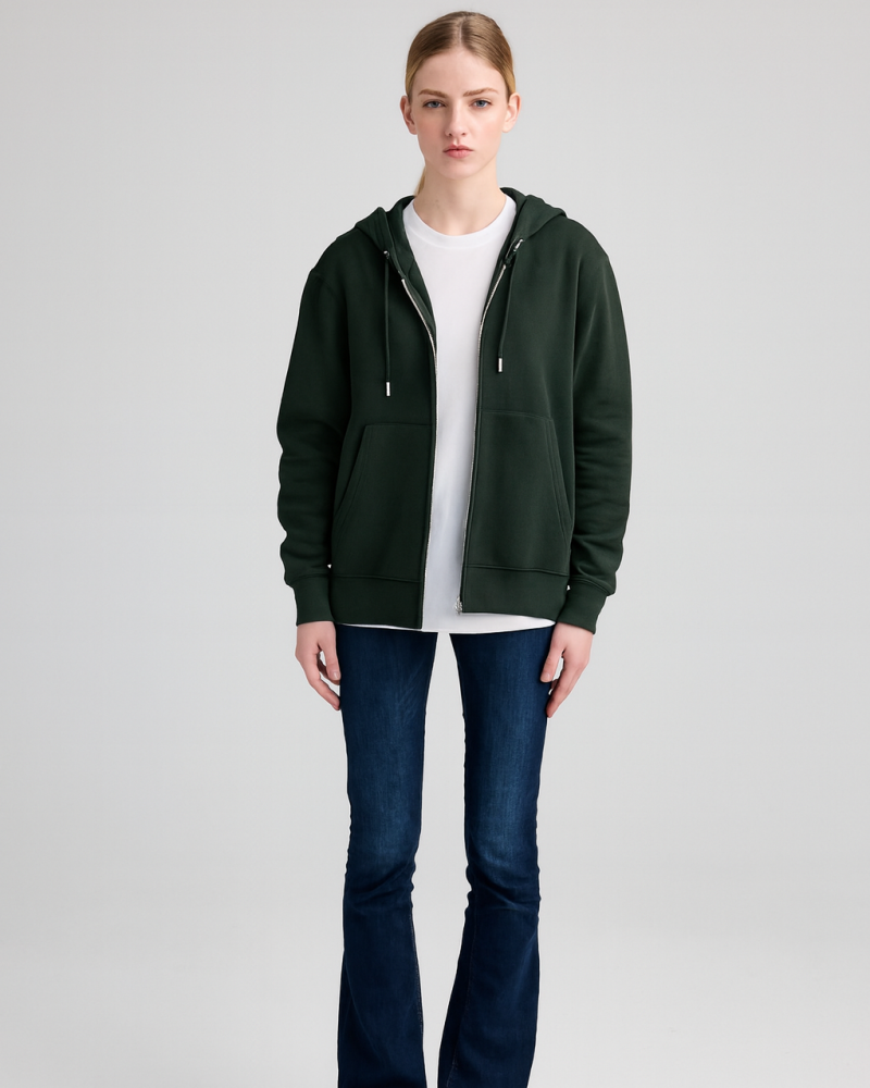 Nose Full Zip Hoodie | Organic Reworks