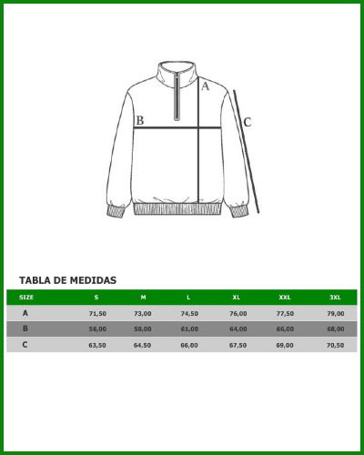Sudadera media cremallera Deck Unisex  | Organic Reworks
