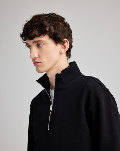 Sudadera media cremallera Deck Unisex  | Organic Reworks