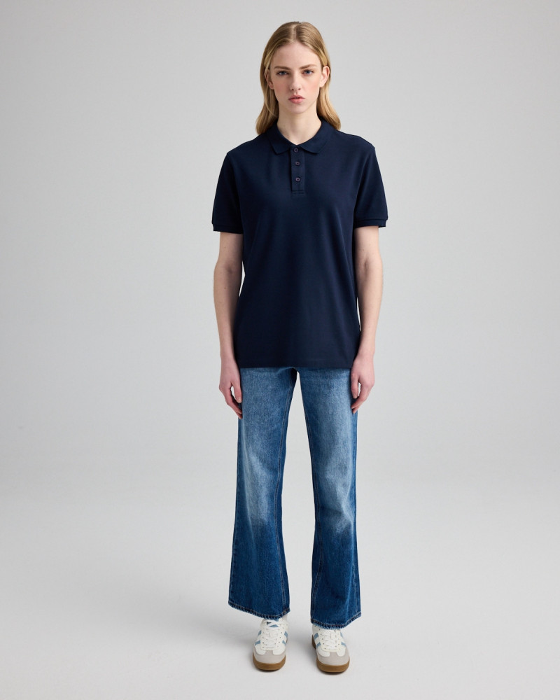 Unisex Bocha pique knit polo | Organic Reworks