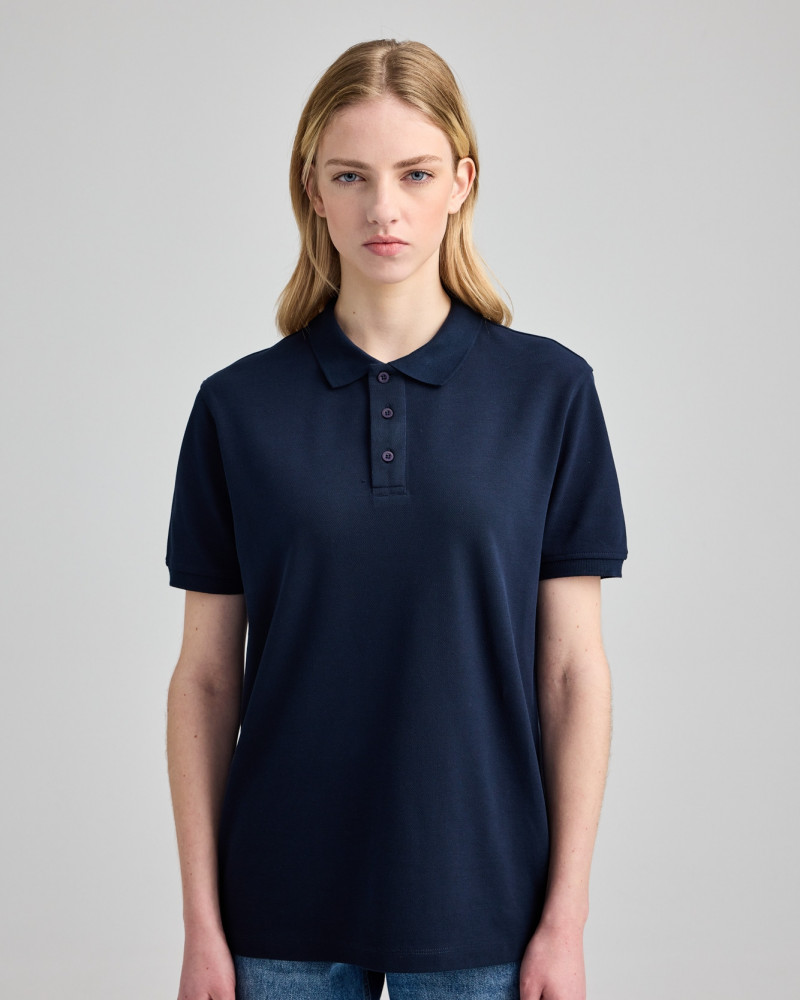 Unisex Bocha pique knit polo | Organic Reworks