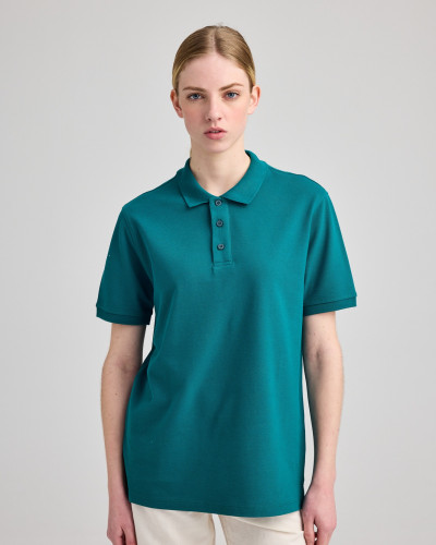 Polo piqué ligero Bocha unisex | Organic Reworks