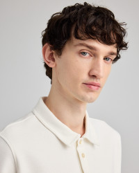 Unisex Chukker structured knit polo  | Organic Reworks