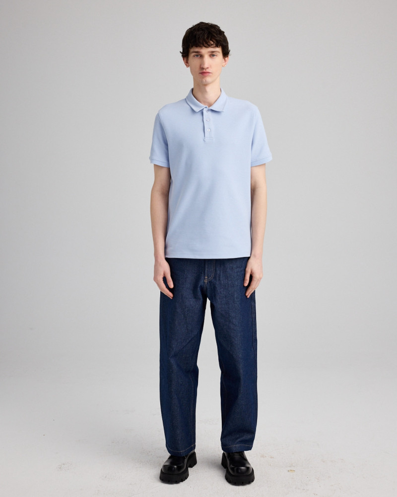 Unisex Chukker structured knit polo  | Organic Reworks
