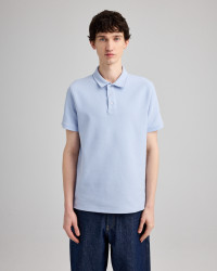 Unisex Chukker structured knit polo  | Organic Reworks