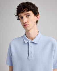 Unisex Chukker structured knit polo  | Organic Reworks